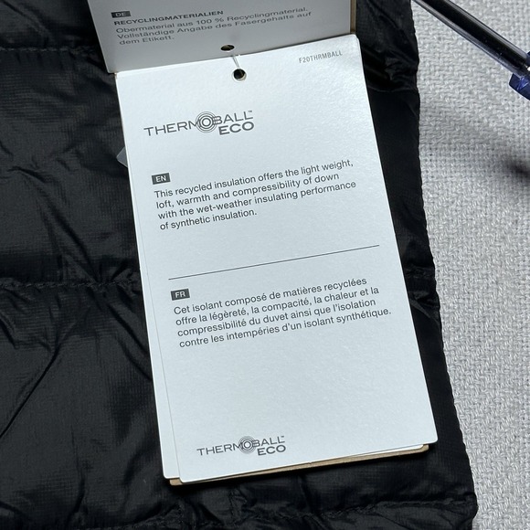 NEW The North Face Thermoball ECO Hoodie 2.0 Jacket Mens 2XL Black Puffer NWT - Picture 5 of 16
